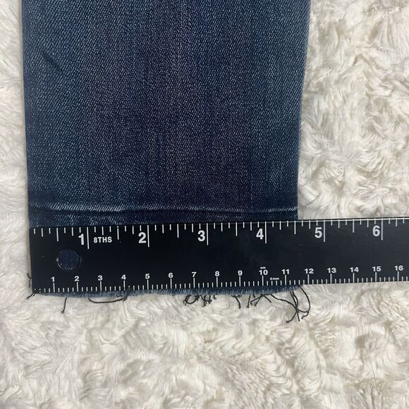 Rag & Bone Ankle Skinny Jeans Womens 24 Dark Wash Raw Hem W1526K089 - Picture 12 of 12